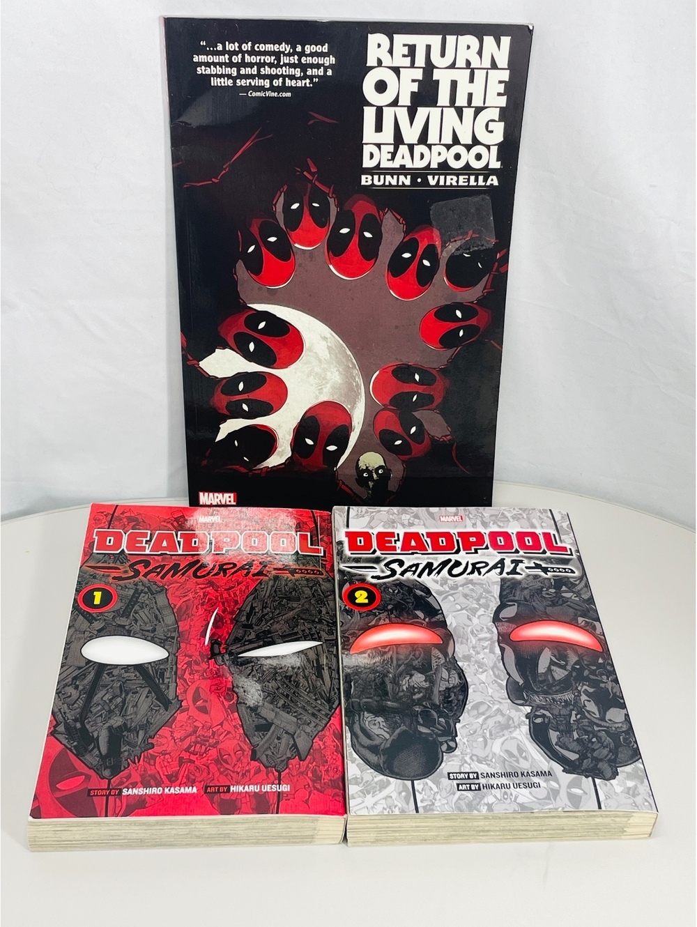 Deadpool Comic Book Lot: Return of the Living Deadpool, Deadpool Samurai Vol 1,2